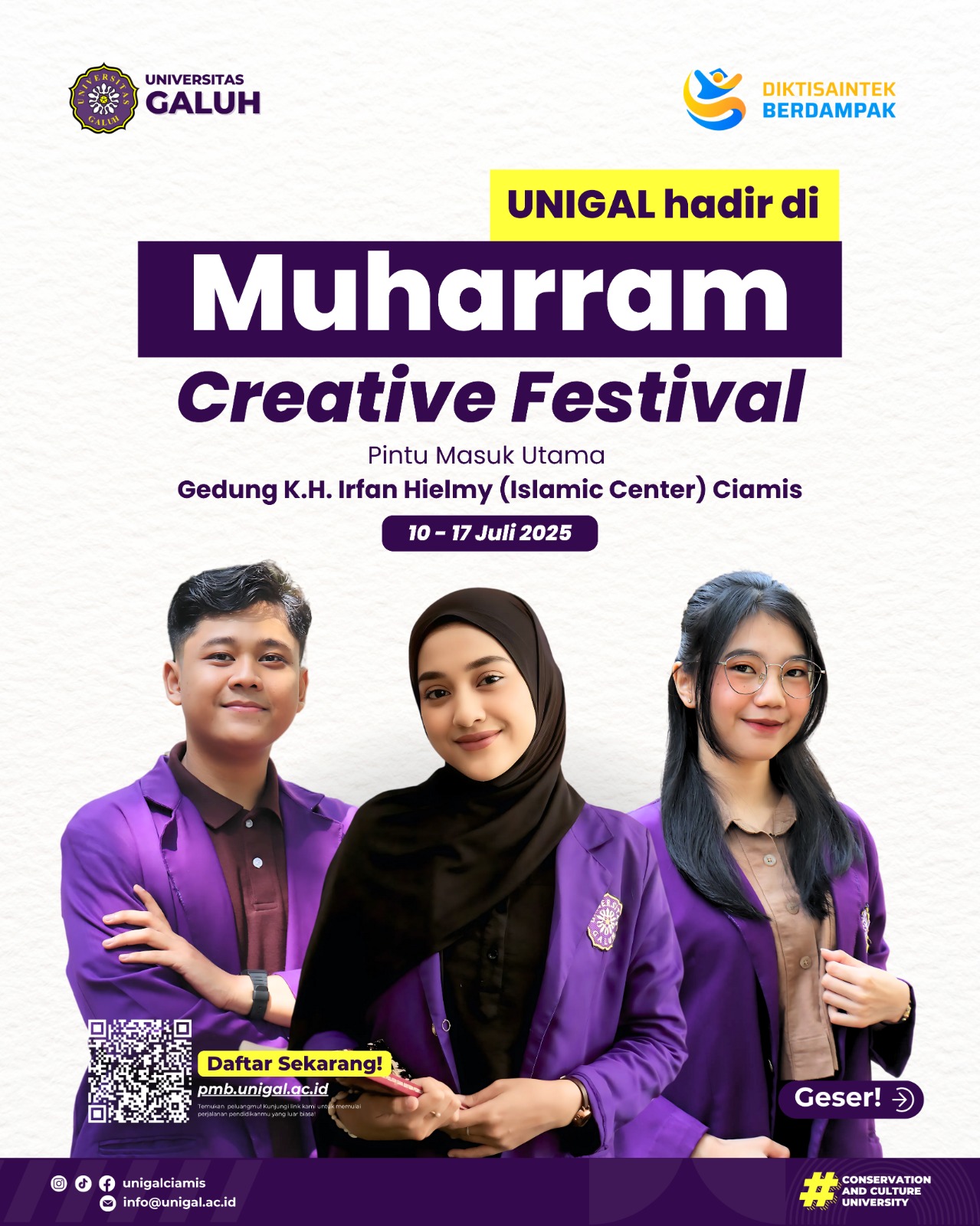 UNIGAl hadir di Muharram Creative Fest !